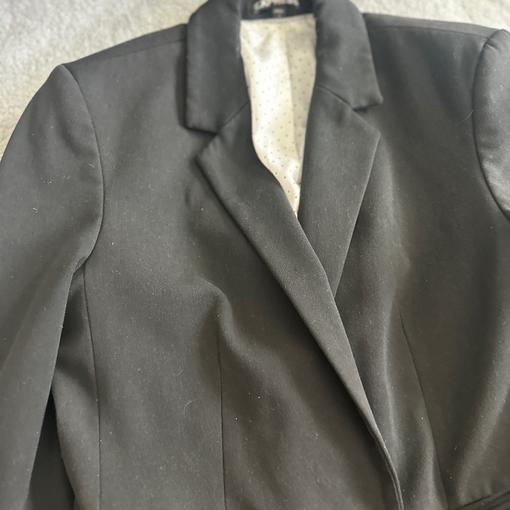 Express One Button Black Blazer - image 5